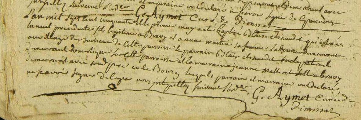 Naissance Blaise Chanudet 1 5 1750.jpg